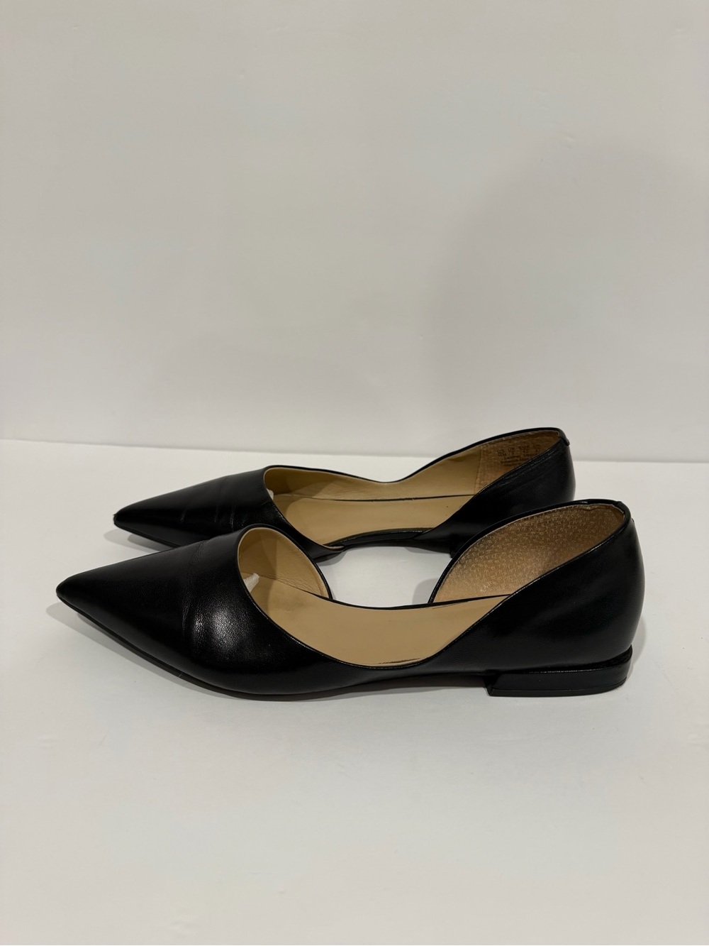 Classic Black Pointed Toe Flats